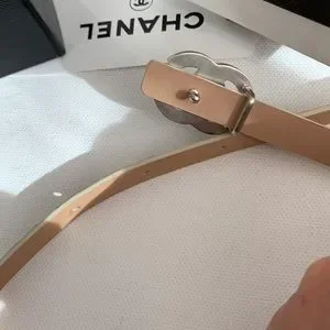 CHANEL | Accessories | Chanel Python Cream Brown Snake 
